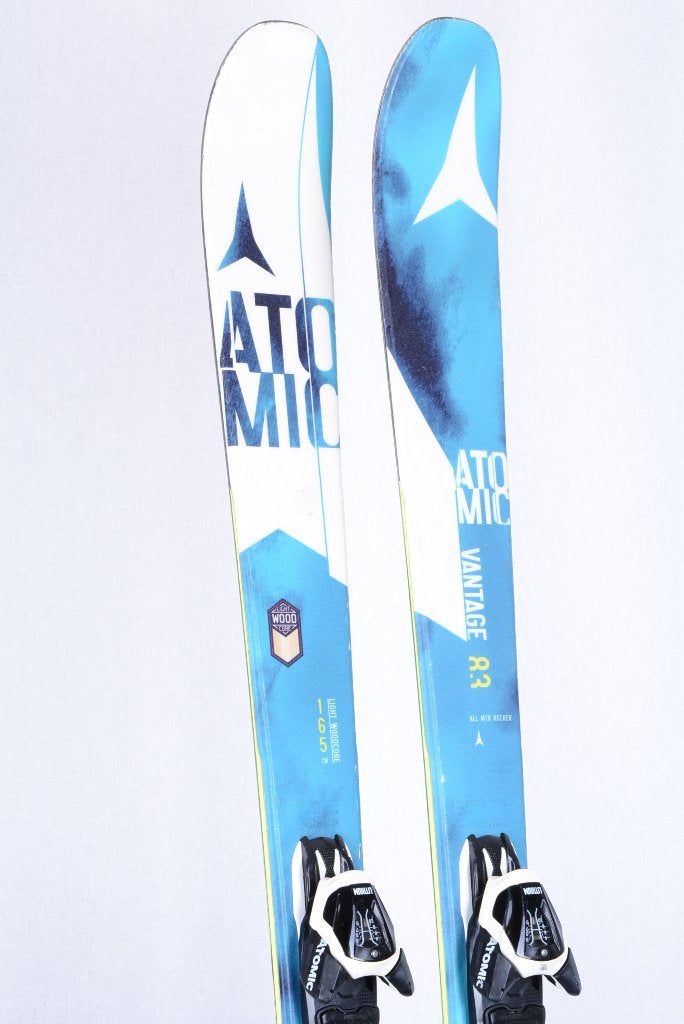 Skis ATOMIC VANTAGE 83 173 cm, bleu/blanc, noyau en bois, 160 à 180 cm, Carving, Skis, Utilisé