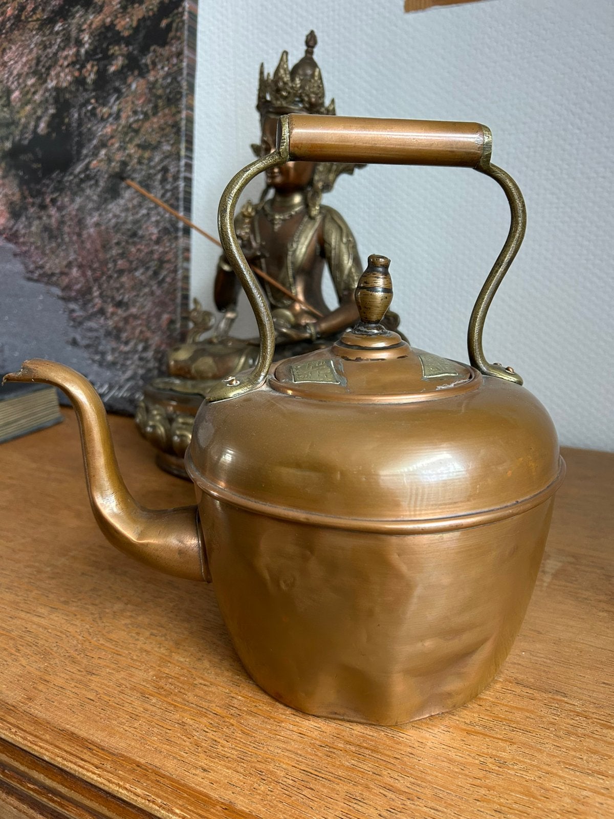 Bouilloire ancienne en cuivre, Enlèvement ou Envoi, Cuivre