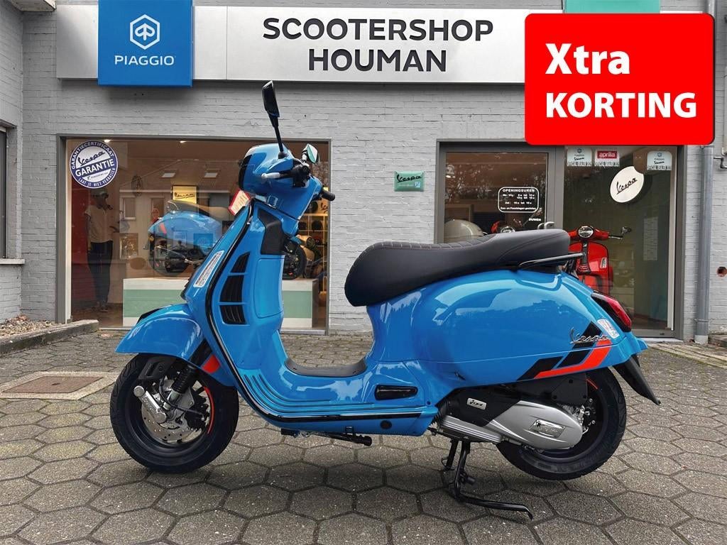 Vespa GTS 125cc SUPER SPORT BLU ECLETTICO (nr.07), Fietsen en Brommers, Scooters | Vespa, Nieuw, Overige modellen, Benzine