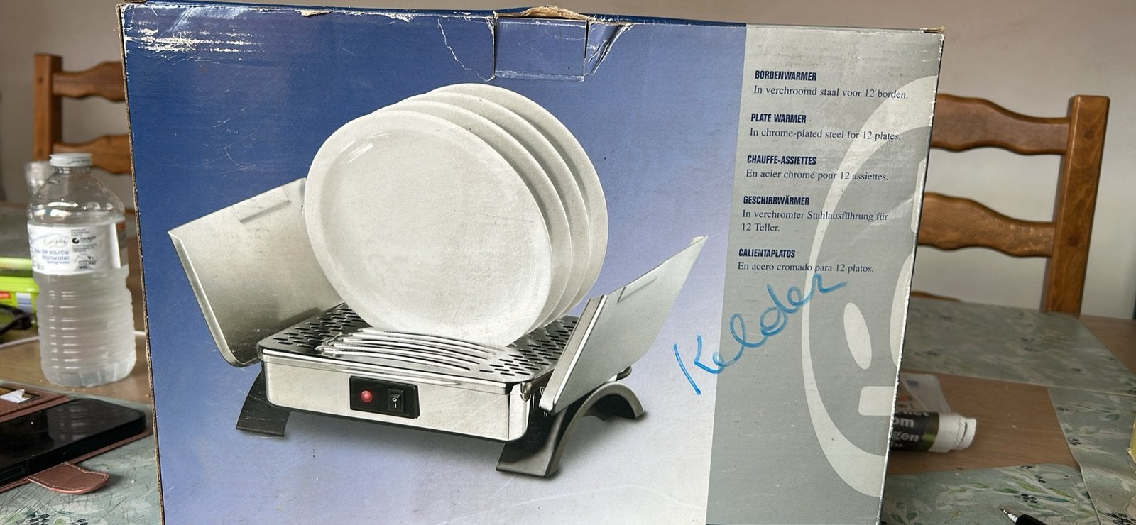 Birden warmer 12 borden, Huis en Inrichting, Ophalen, Zo goed als nieuw, Bord(en)