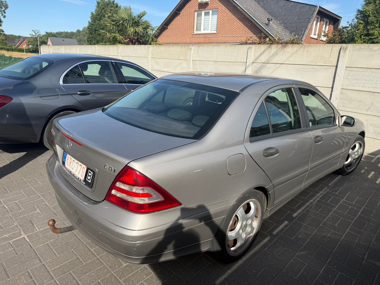 Mercedes c200cdi 233.000km airco, Autos, Mercedes-Benz, Argent ou Gris, Achat, Boîte manuelle, Cruise Control