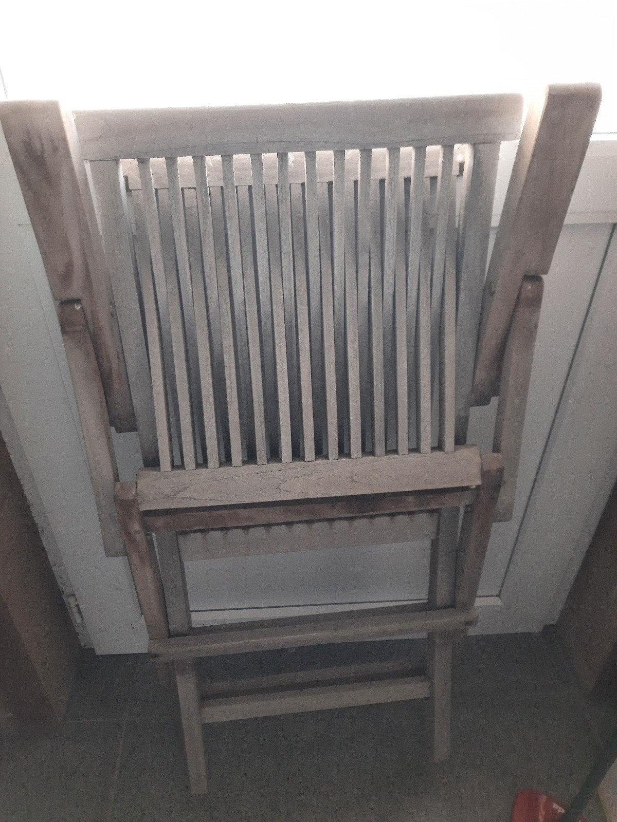 HOUTEN TEAK TERRASSTOELEN. INKLAPBAAR  2 STUKS, Ophalen, Nieuw, Hout, Inklapbaar