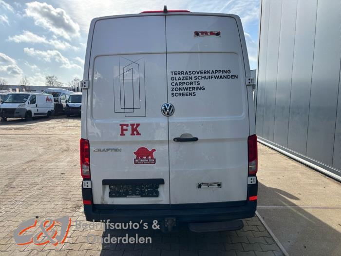 Portière arrière camionnette d'un Volkswagen Crafter (LB9A, Volkswagen, -, 3 mois de garantie, Utilisé