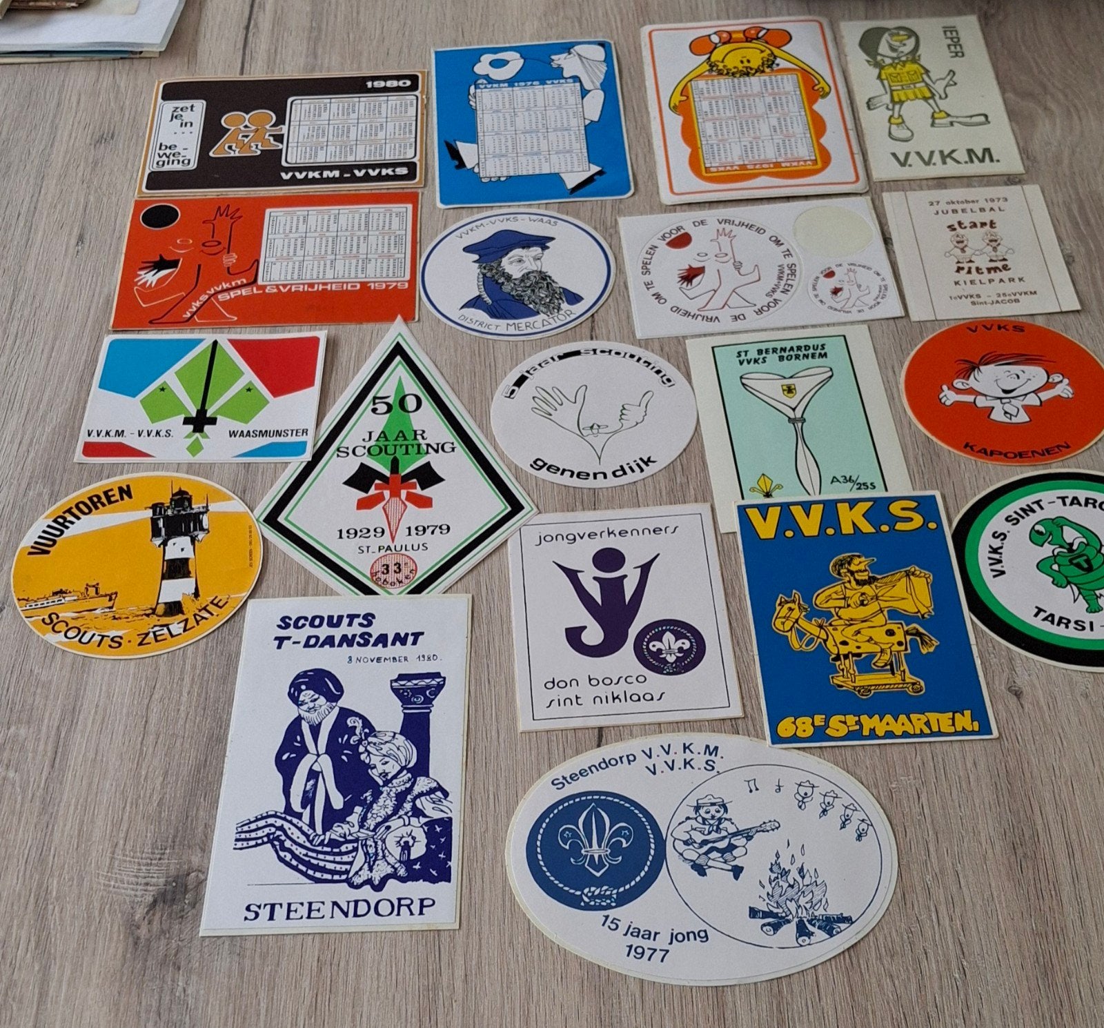 Grand lot d'autocollants, mouvement de jeunesse, scouts, Fla, Collections, Scoutisme, Enlèvement ou Envoi, Comme neuf, Autres types