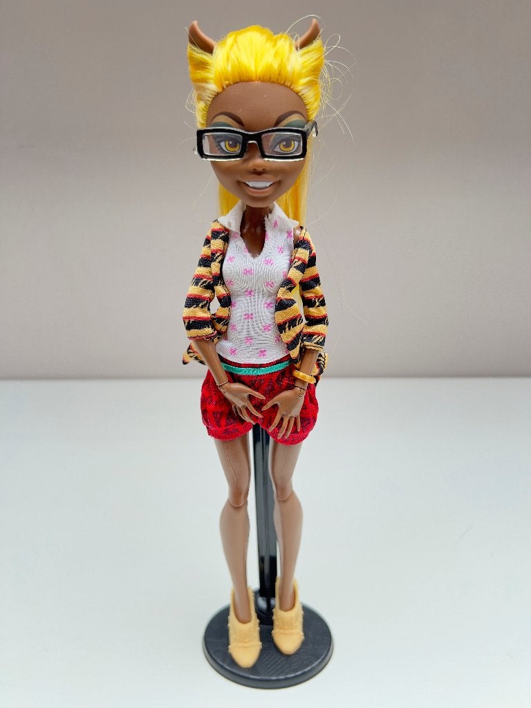 Monster High G1 Clawdia Wolf – A Pack of Trouble – complète, Enlèvement ou Envoi, Comme neuf, Fashion Doll