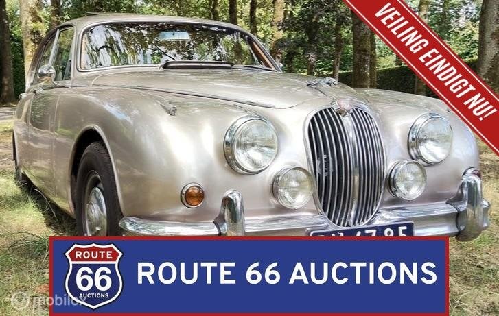 Jaguar Mk 2 | 1963 | Route 66 Auctions, Zwart, Bedrijf, Handgeschakeld, Overige carrosserie