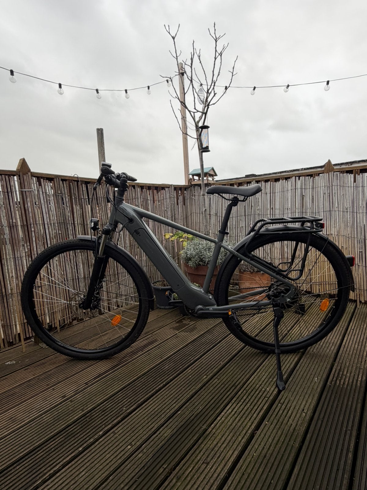 Vélo Rockrider tout chemin électrique cadre haut, E-ACTV 100, Enlèvement, Comme neuf, Moins de 10 vitesses