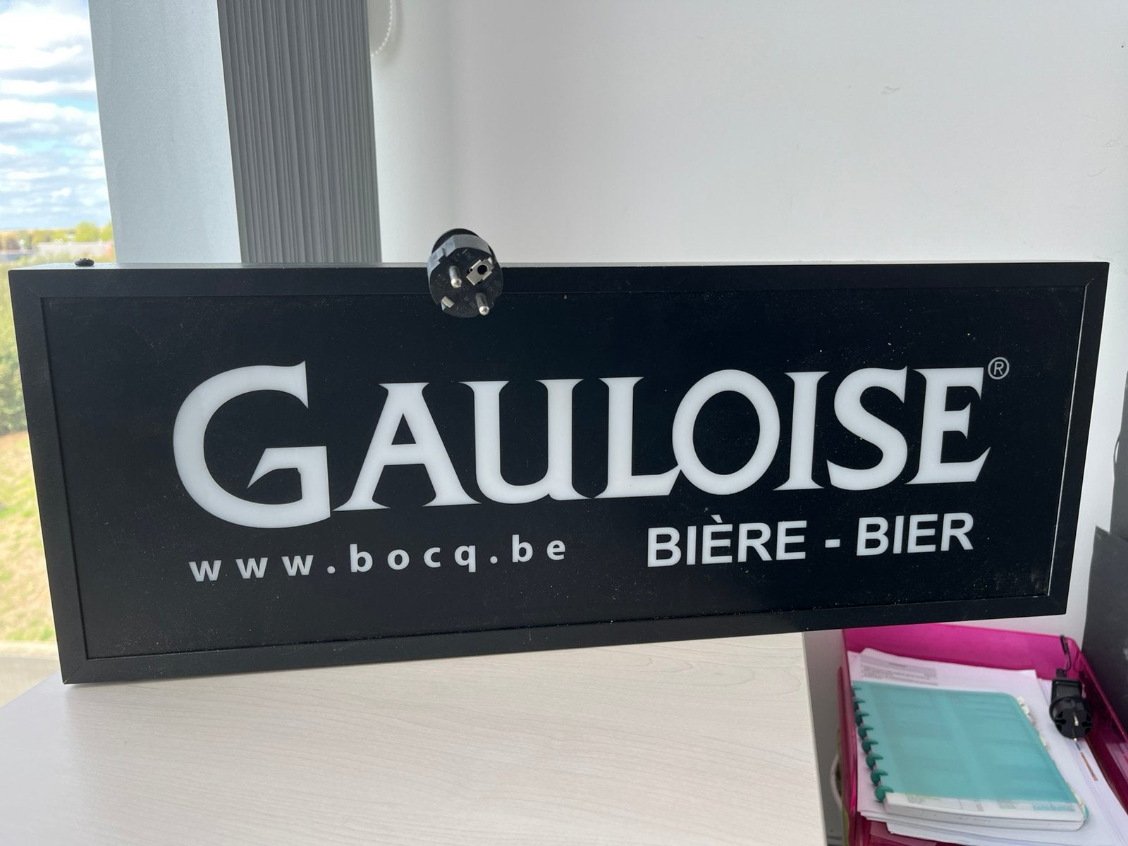 Enseigne lumineuse La Gauloise, Verzamelen, Ophalen, Zo goed als nieuw