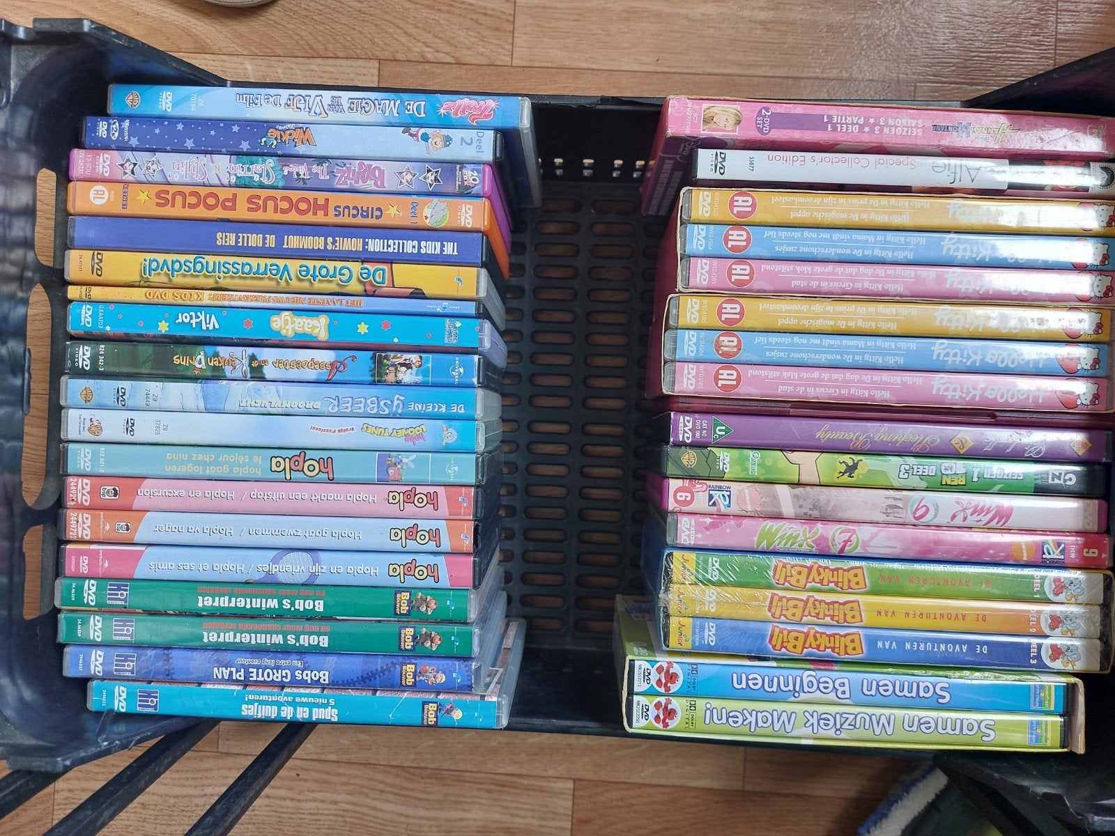 Kinder dvd s, Ophalen