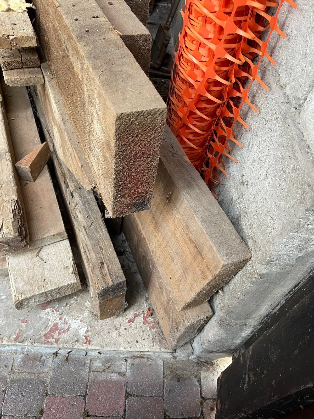 Houten balken, Gebruikt, Balk, Vuren, Ophalen
