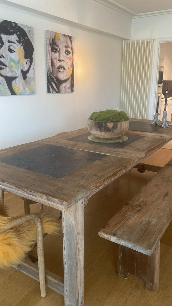 Tafel met bank TE KOOP, Antiek en Kunst, Ophalen