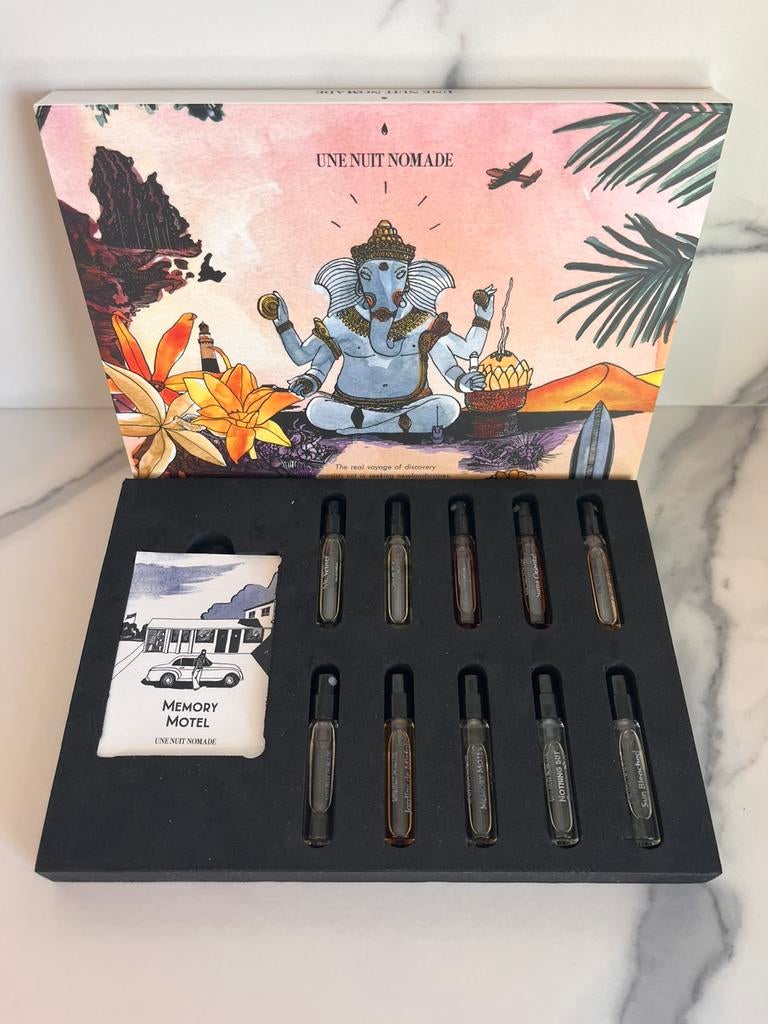 Une Nuit Nomade - discovery set 10x2,5 ml Edp, Ophalen of Verzenden, Zo goed als nieuw