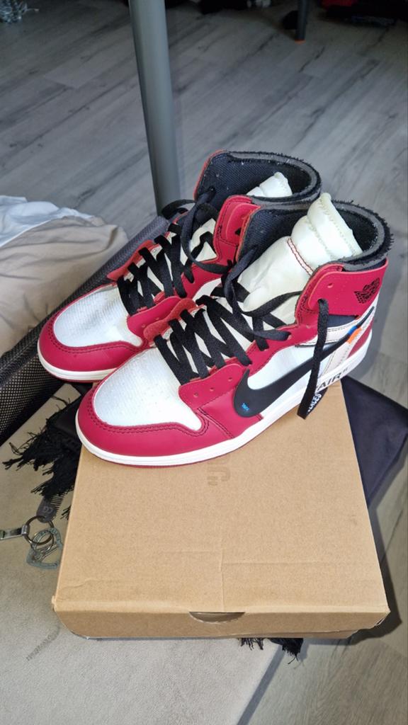 JORDAN x Off-White The 10: Air Jordan 1 sneakers, Kleding | Heren, Ophalen, Sneakers