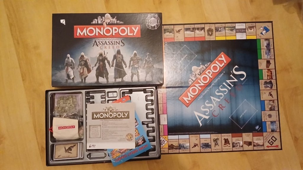 bordspel limited Monopoly Assasins Creed Monopolie, Vijf spelers of meer, Ophalen of Verzenden, Nieuw, Monopoly