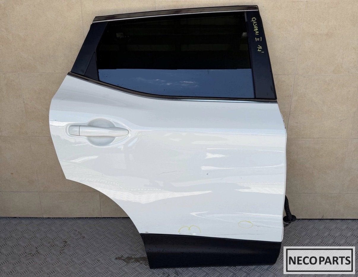 NISSAN QASHQAI II J11 PORTIER DEUR ACHTER RECHTS ORIGINEEL, Arrière, -, Haillon arrière, Utilisé
