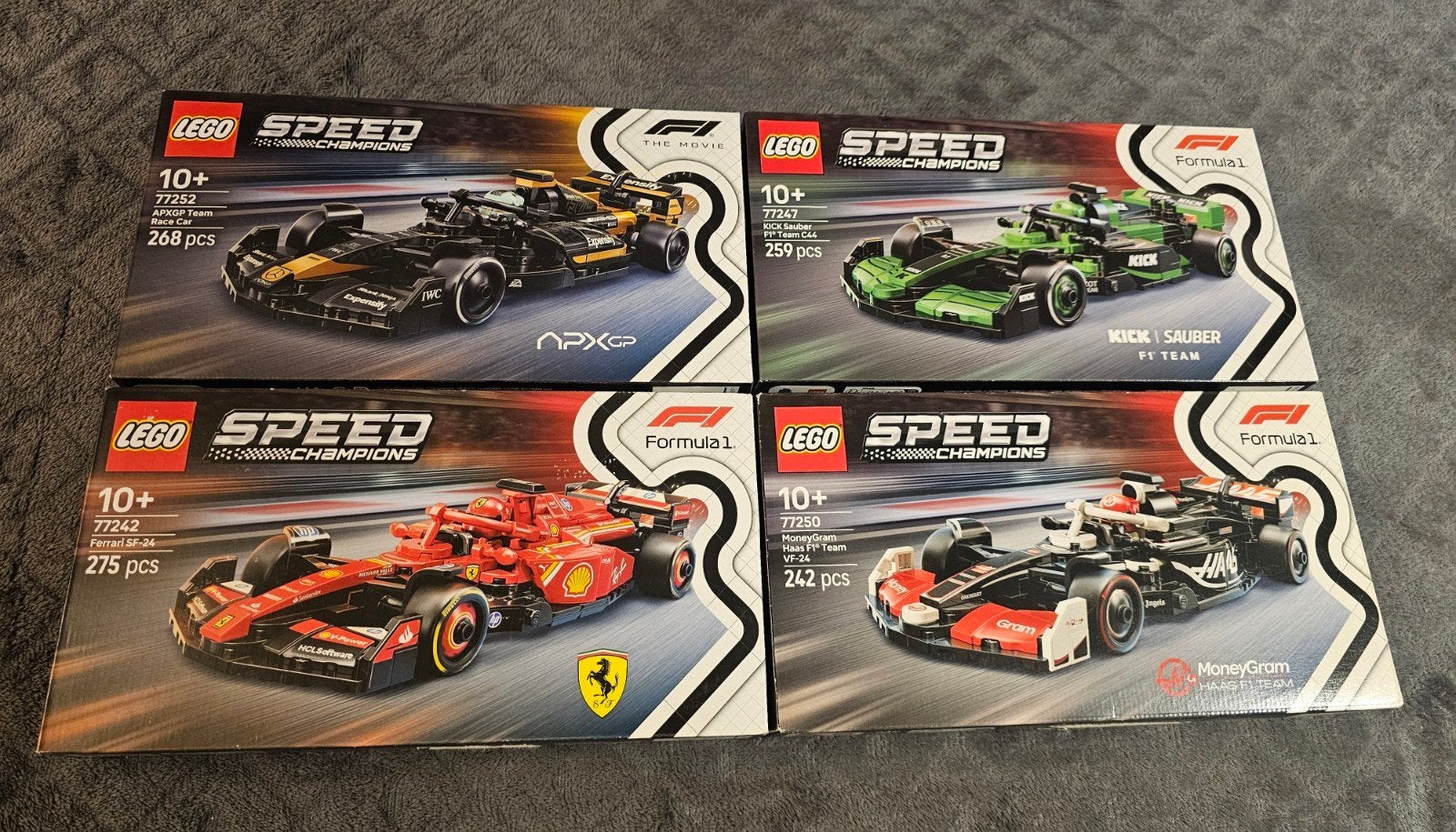 lot 4  f1 speed champions auto's  sealed, Enlèvement, Speed Champions
