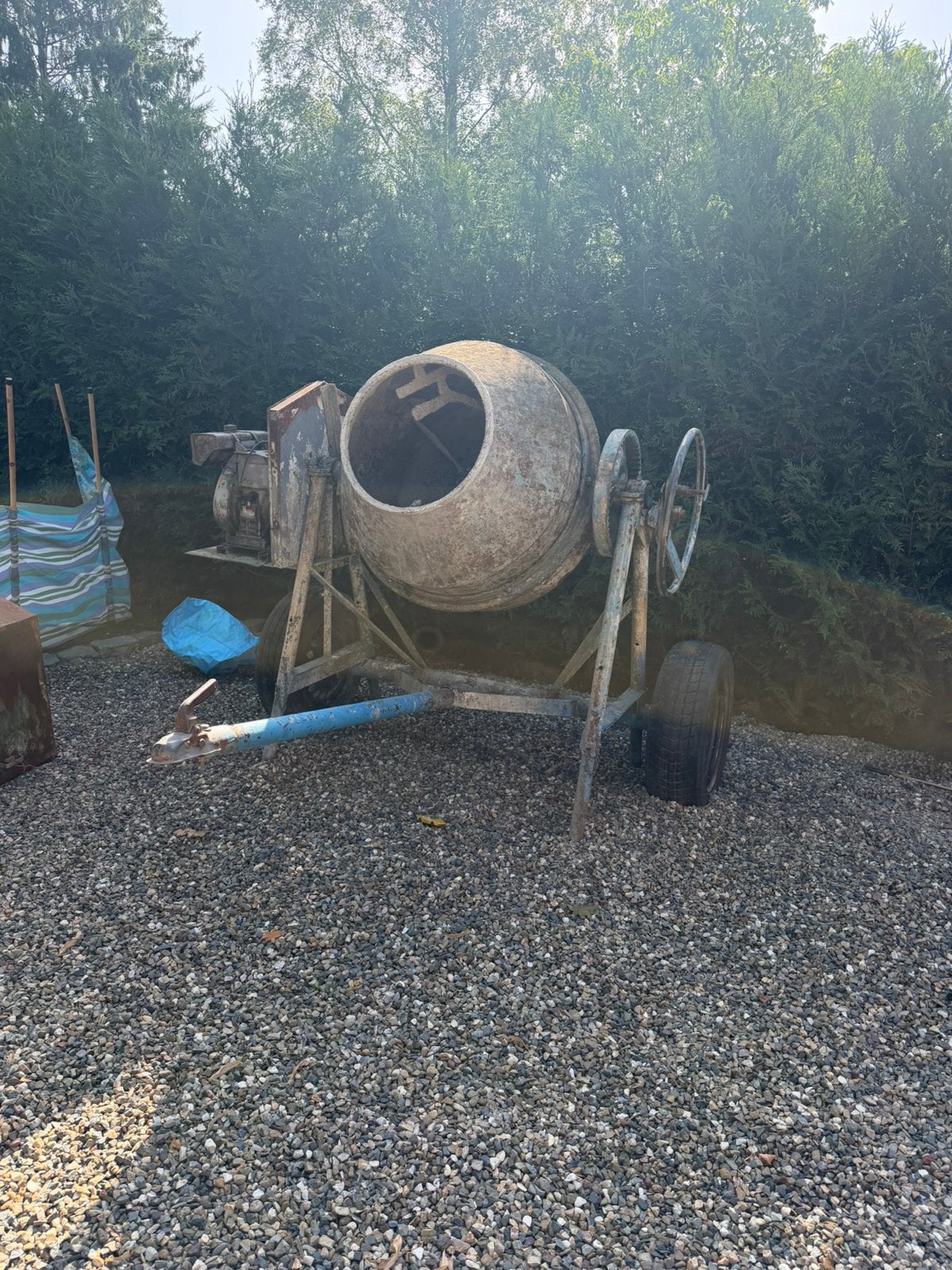 Cementmolen, 350liter, benzine., Ophalen, Gebruikt