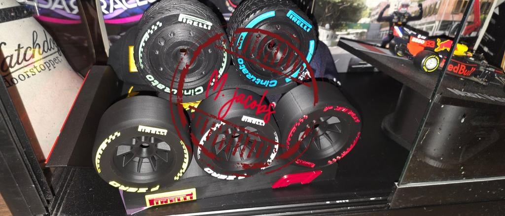 Complete set banden en velgen schaal 1:4 voor het Formule 1, Ophalen of Verzenden, Nieuw, Formule 1