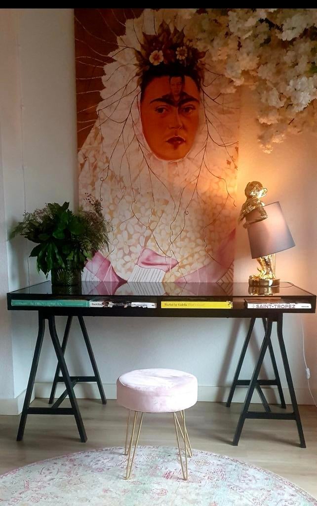 Bureau, Huis en Inrichting, Stoffering | Behang, Ophalen, Zwart