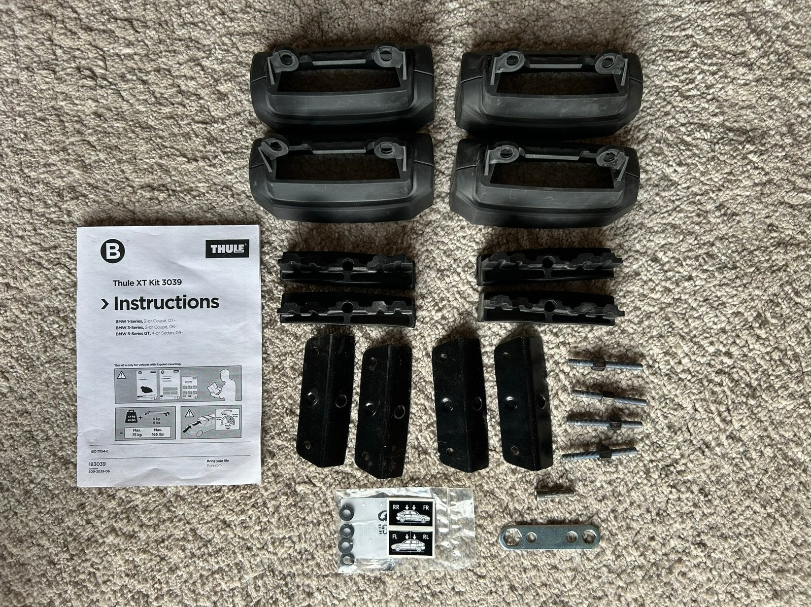 Kit THULE 3039 BMW 1, 3, 5GT, Ophalen of Verzenden