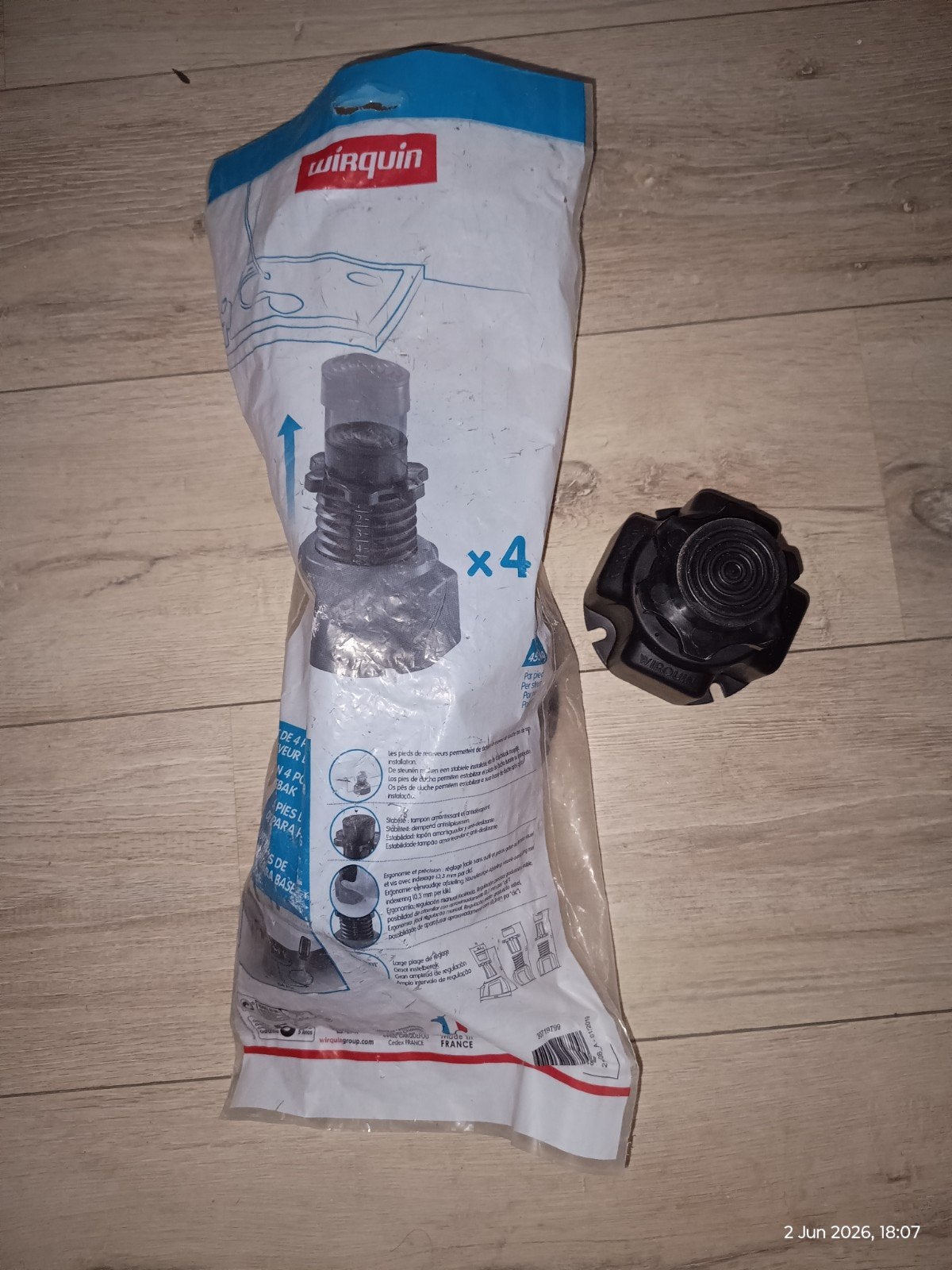 Voeten voor douchebak (nieuw), Doe-het-zelf en Bouw, Sanitair, Douche