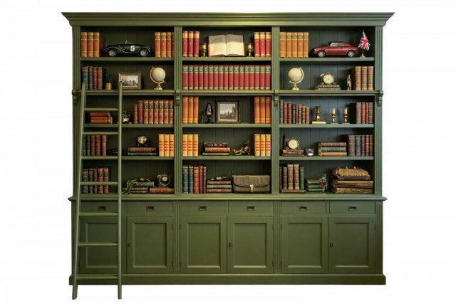Klassieke Engelse Boekenkasten & Bibliotheekkast RAL-kleuren, Huis en Inrichting, Ophalen of Verzenden, Nieuw