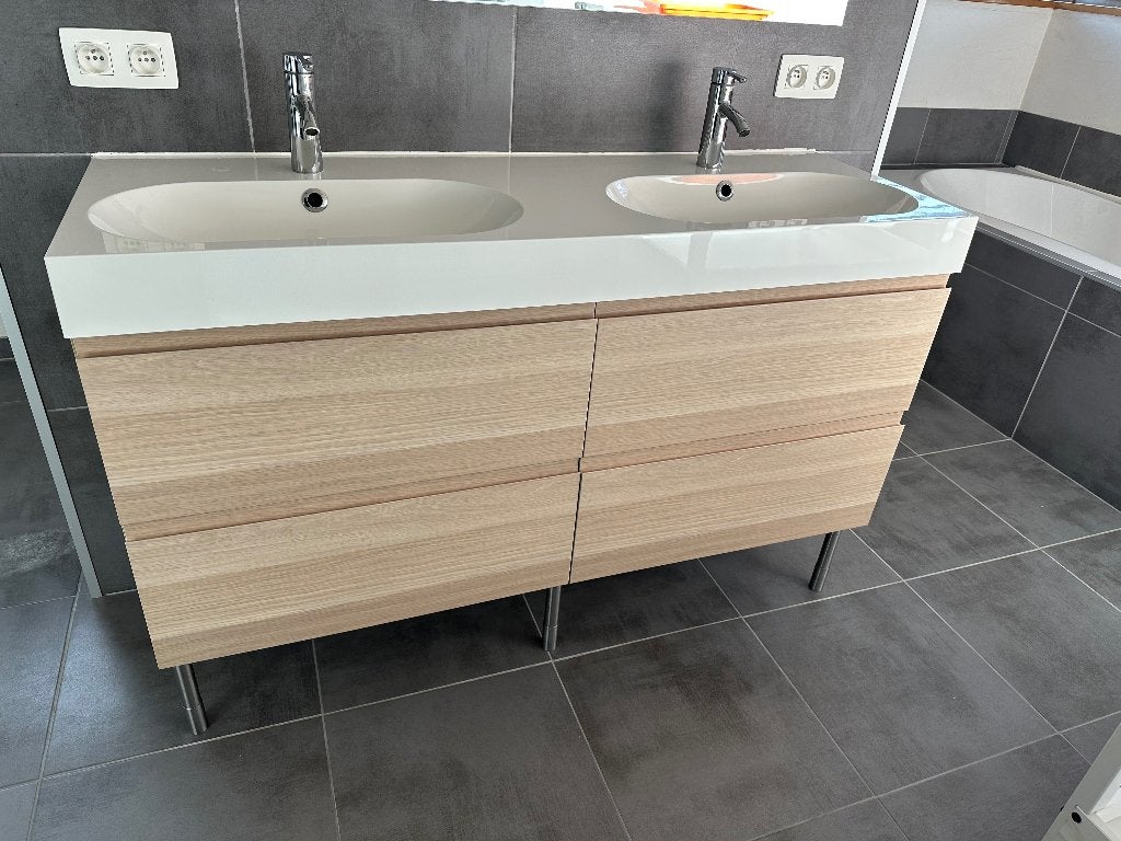 badkamer meubel, Ophalen, Gebruikt, 100 tot 150 cm, 75 cm of meer