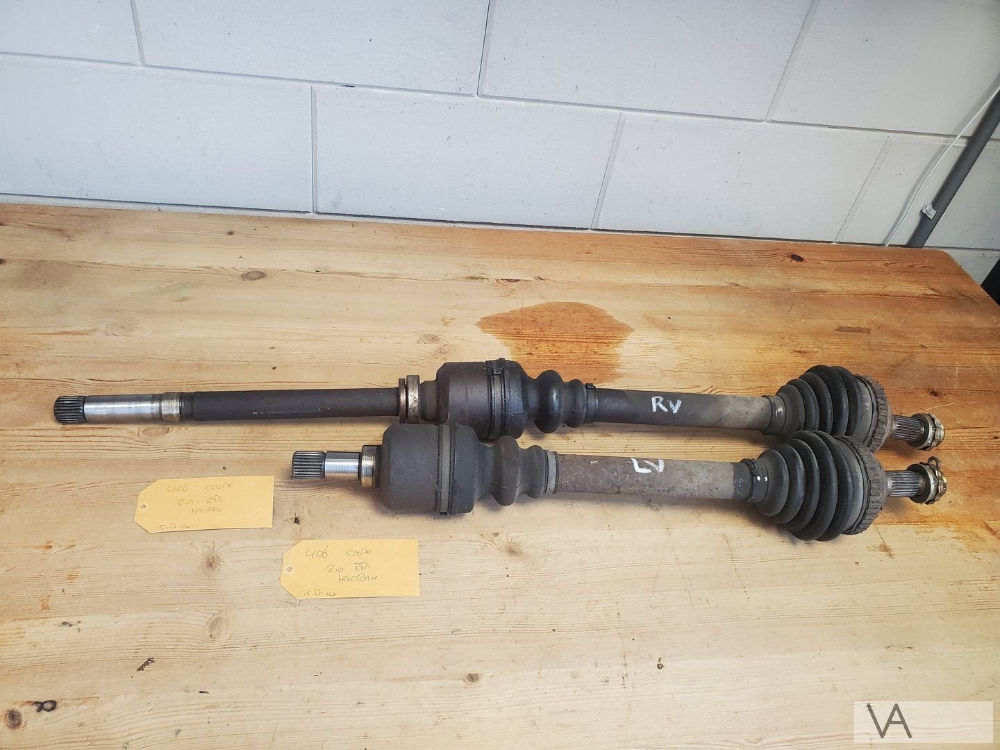 Peugeot 406 1999 - 2004 aandrijfas 2.0 benzine links rechts, -, Utilisé, -, Peugeot