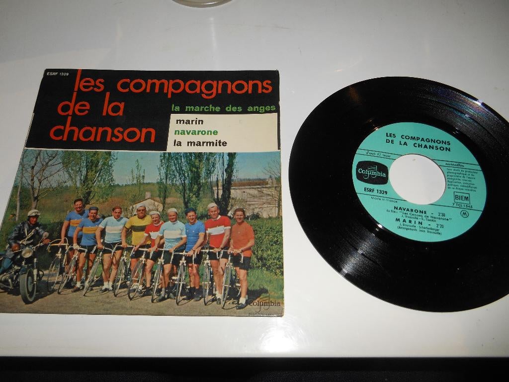 45T 4 pistes Les compagnons de la chanson, Ophalen of Verzenden
