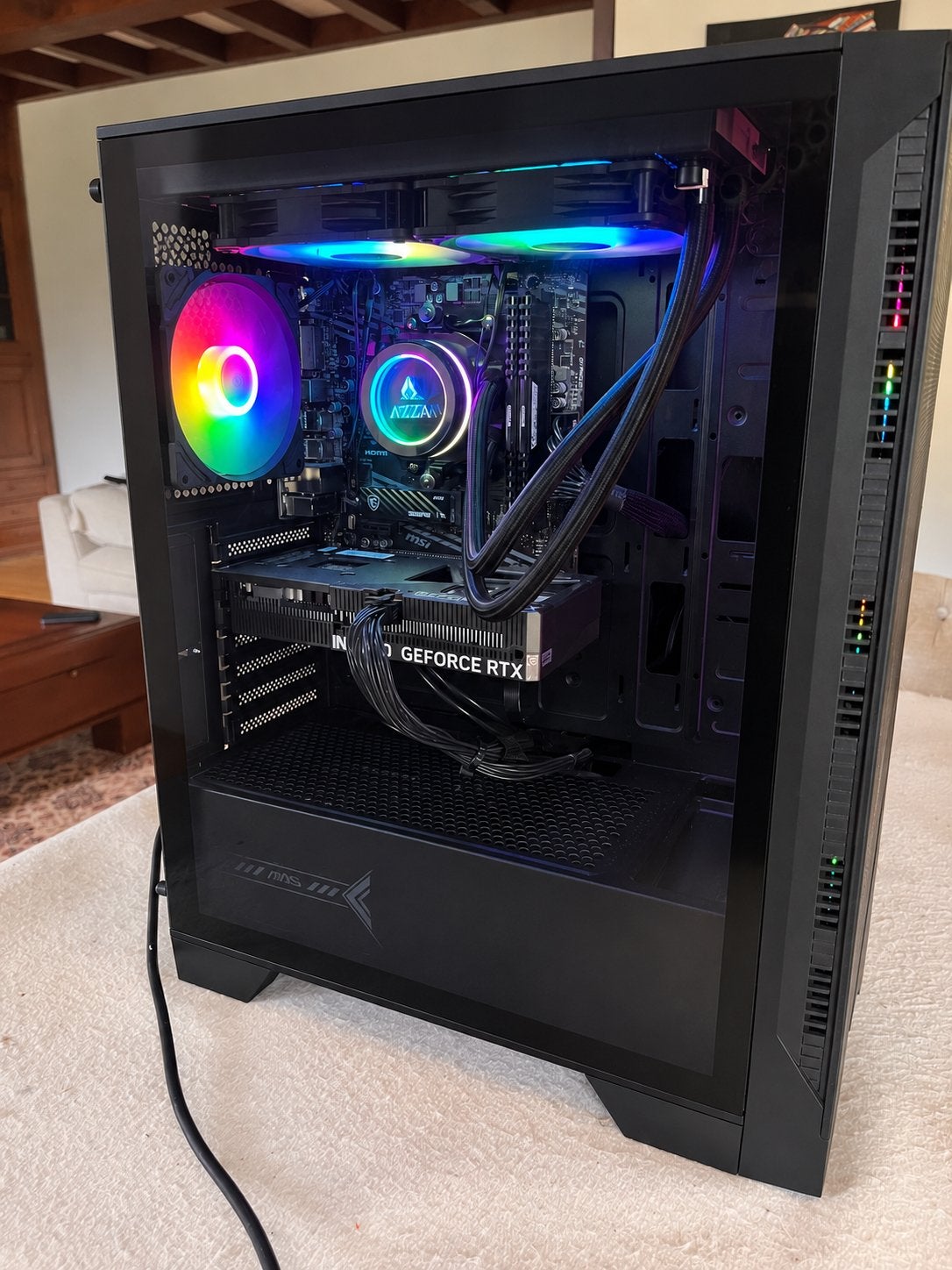 Gebalanceerde Gaming PC (R7 5700x RTX5060 32GB RAM 1tb SSD), Informatique & Logiciels, Enlèvement, Comme neuf, Gaming