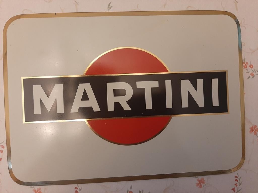 Reclame bordje Martini., Verzamelen, Ophalen