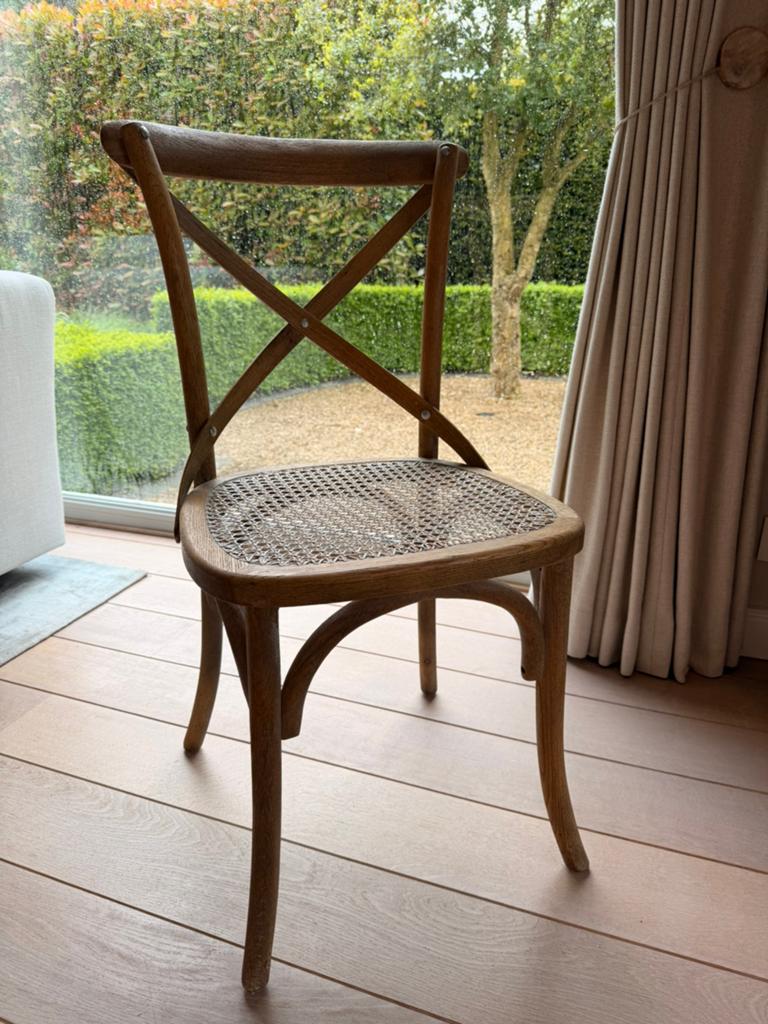 Eiken stoel 4 stuks 25€ per stuk, Huis en Inrichting, Stoelen, Ophalen