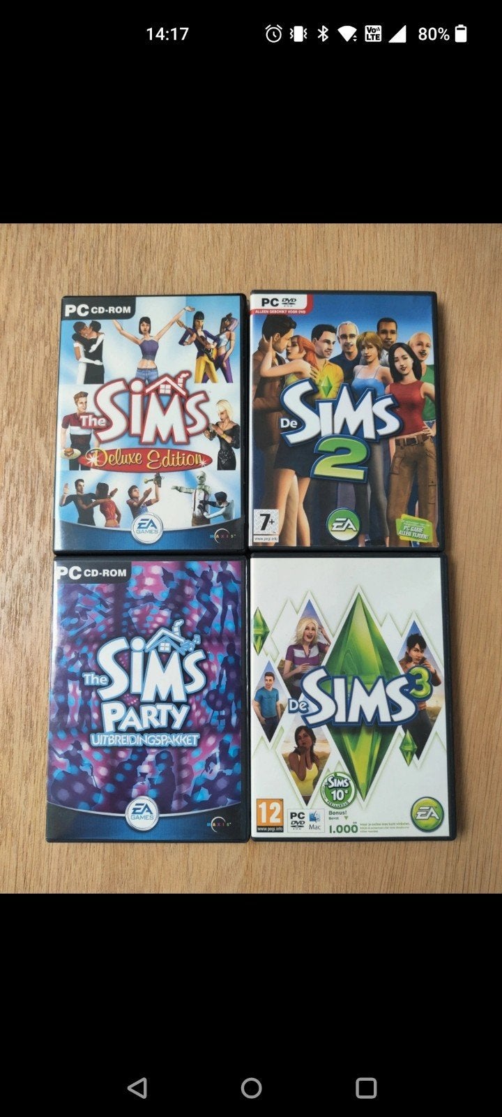 De Sims computerspel, Ophalen