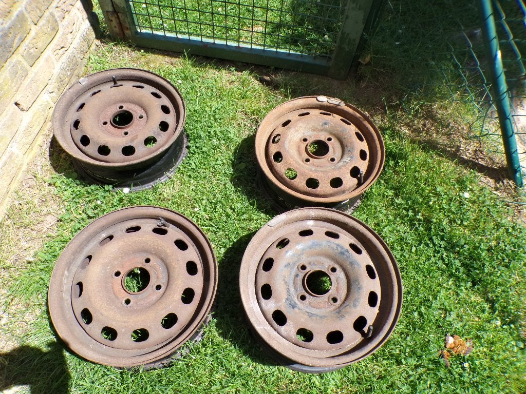 4x108 ford 14 inch  staal velgen WEG IS WEG, Autos : Pièces & Accessoires, Pneus & Jantes, 14 pouces, 4 Saisons, Véhicule de tourisme
