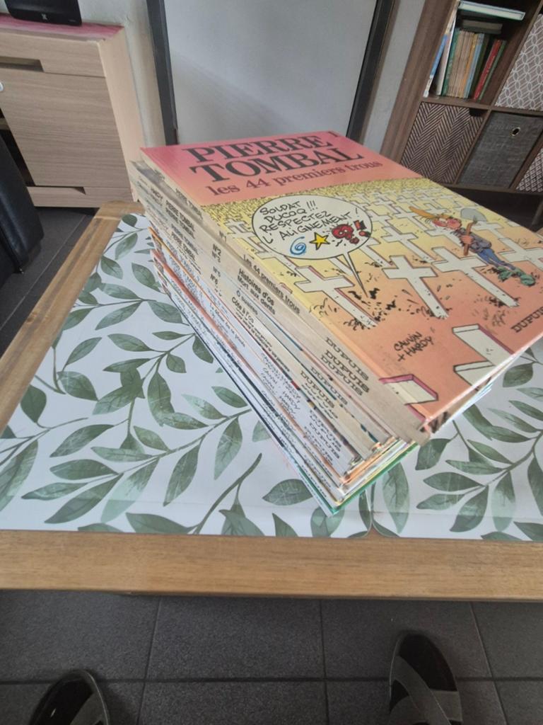 Pierre tombal lots de 20 bd du 1 au 20 Cauvin Hardy, Livres, Enlèvement ou Envoi