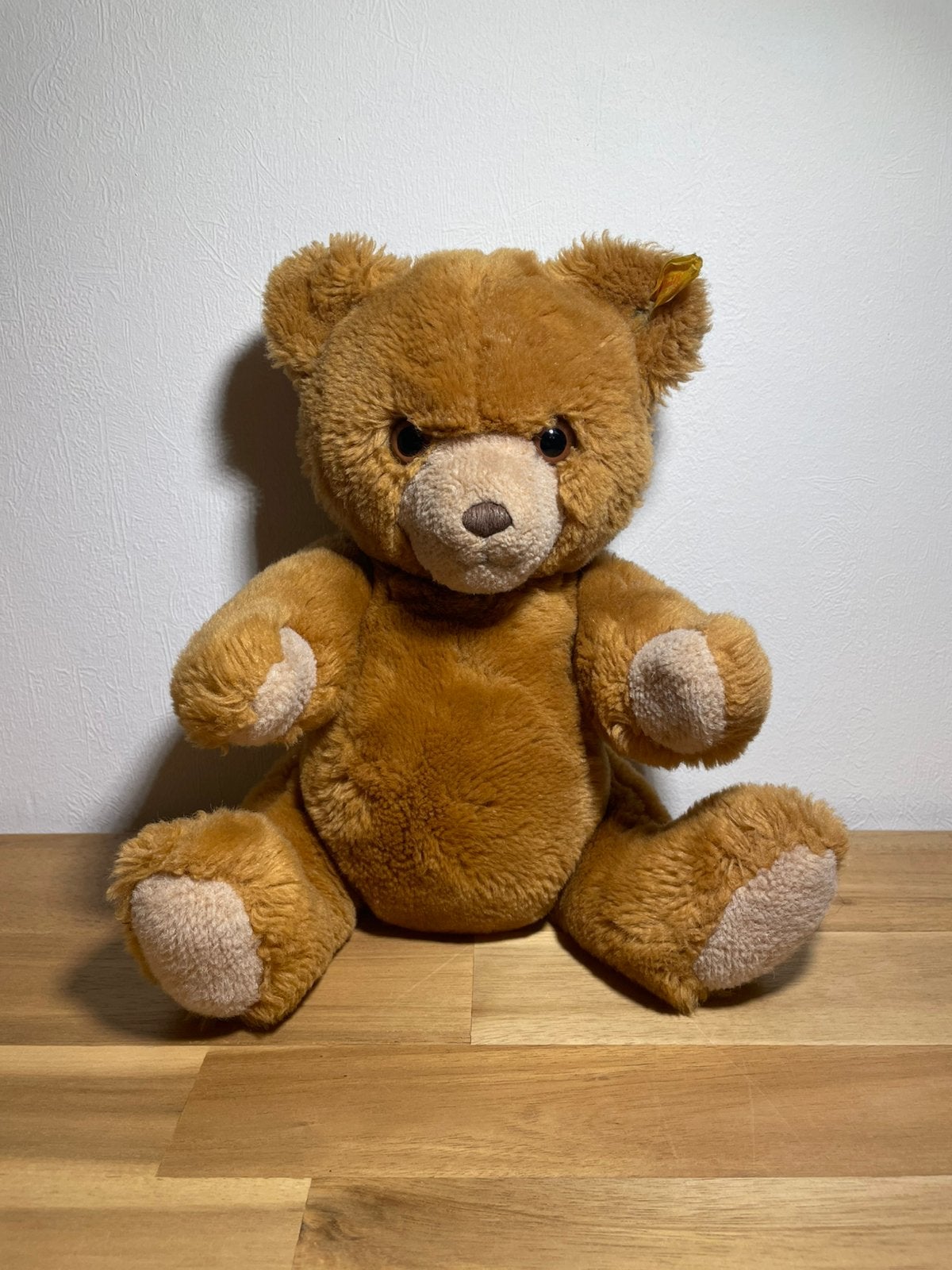 Vintage Steiff "Petsy" Teddybeer (1986-1999) | Knopf im Ohr, Ophalen of Verzenden, Gebruikt, Steiff