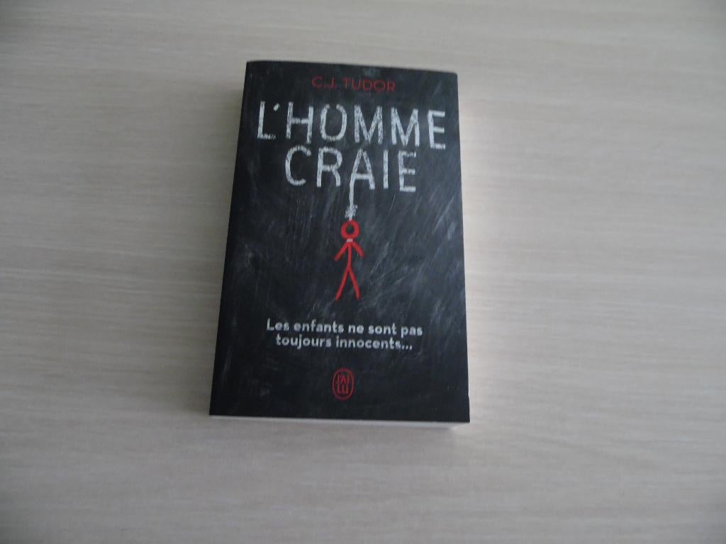 L'HOMME CRAIE         C.J. TUDOR, Boeken, Thrillers, Zo goed als nieuw, Europa overig, Ophalen of Verzenden