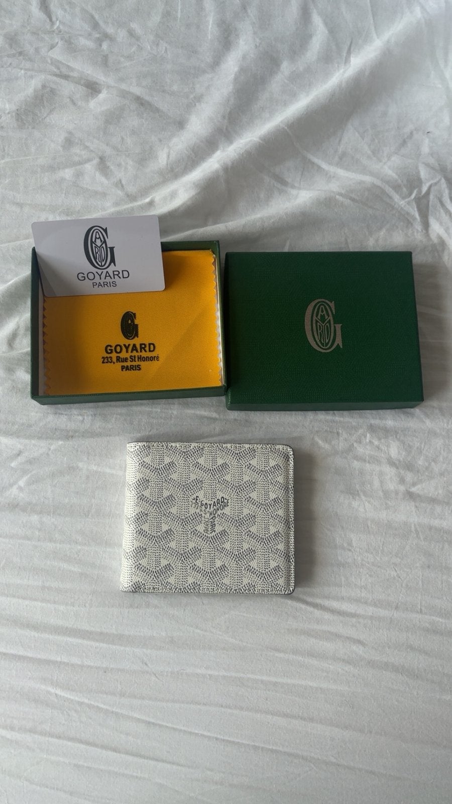 goyard portemonee, Handtassen en Accessoires, Portemonnees, Ophalen, Nieuw, Wit
