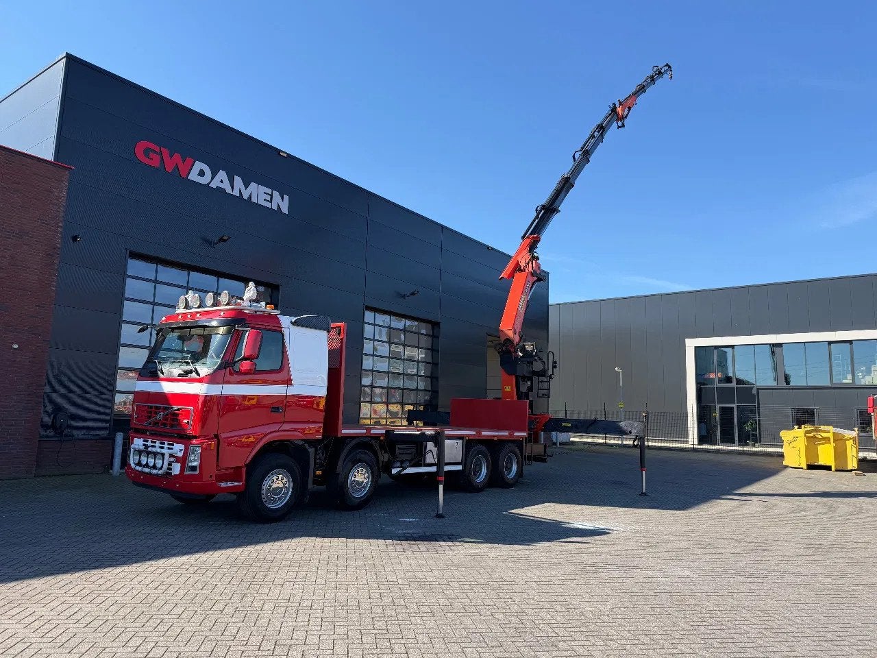Volvo FH 460 8x4 Palfinger PK 44002 + Fly Jib, Autos, Camions, Rouge, 457 ch, Achat, 336 kW