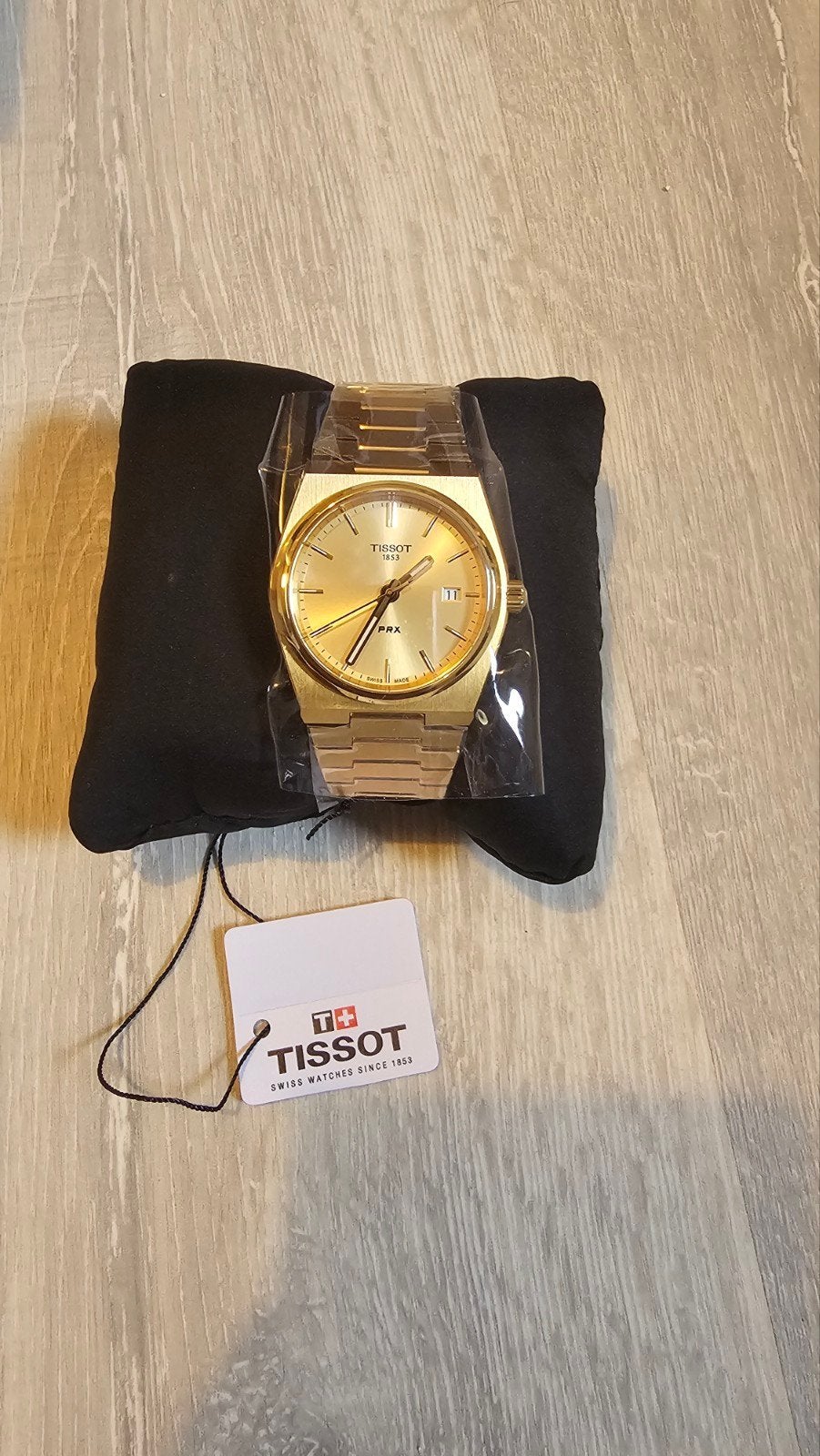 Tissot PRX 35mm GOLD, Autres marques, Acier, Enlèvement, Acier