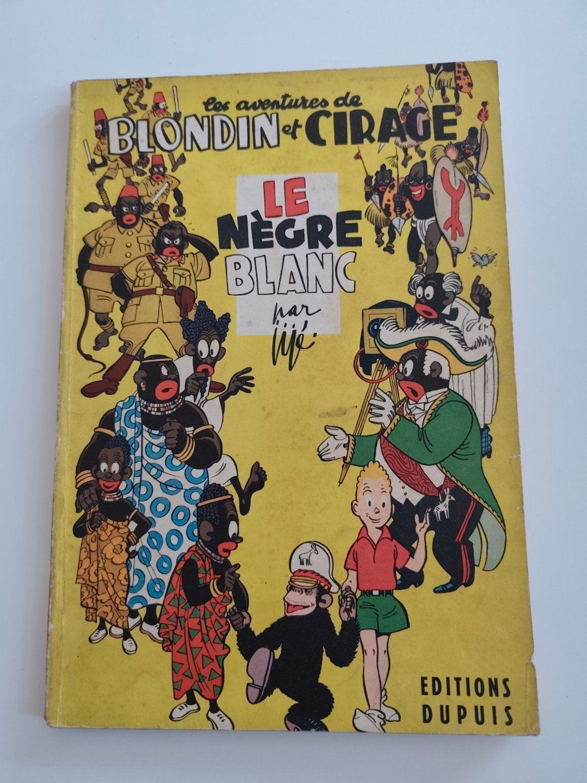 Blondin et Cirage – Le Nègre Blanc. Jijé, Livres, Livres pour enfants | Jeunesse | Moins de 10 ans, Enlèvement ou Envoi
