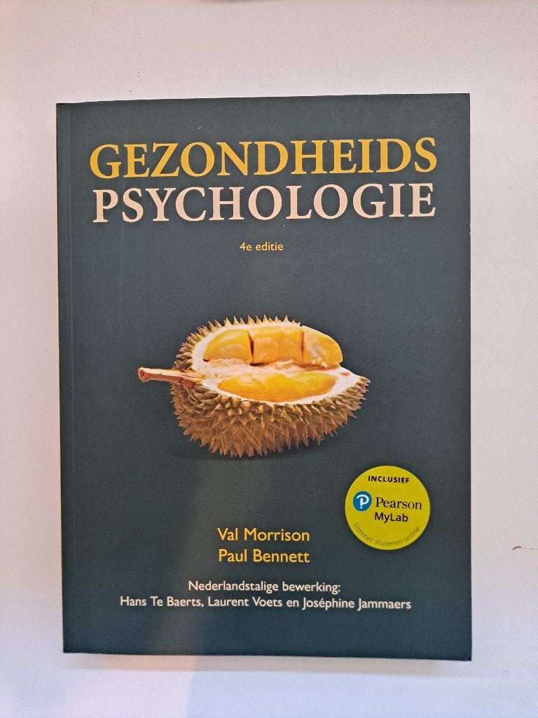Boek gezondheids psychologie Val Morrison/Paul Bennett, Livres, Psychologie, Enlèvement, Comme neuf, Autres sujets/thèmes