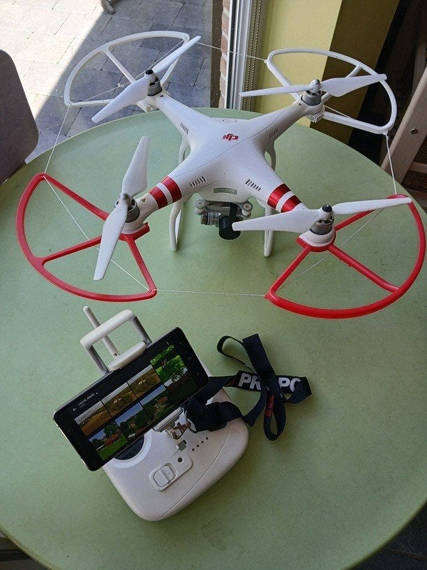 DJI Phantom 3 Drone, Hobby en Vrije tijd, RTF (Ready to Fly), Quadcopter of Multicopter, Zo goed als nieuw, Ophalen