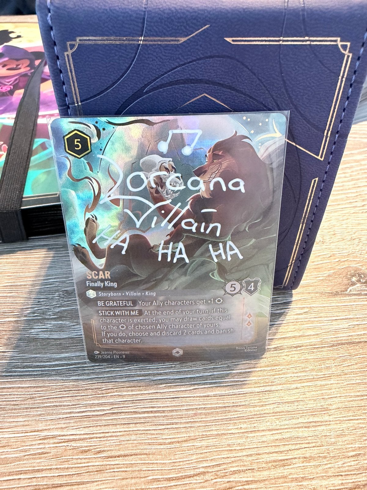 Scar enchanted signed, Ophalen of Verzenden, Zo goed als nieuw