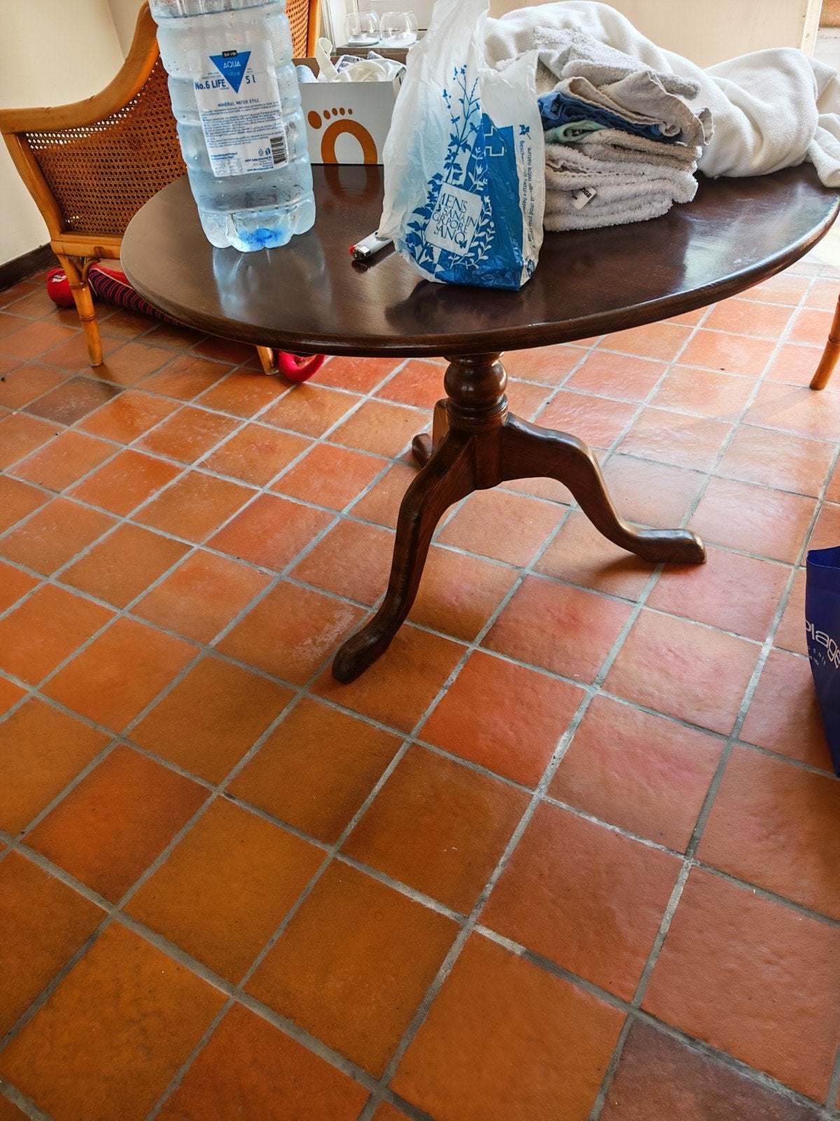 Engelse tafel, Enlèvement