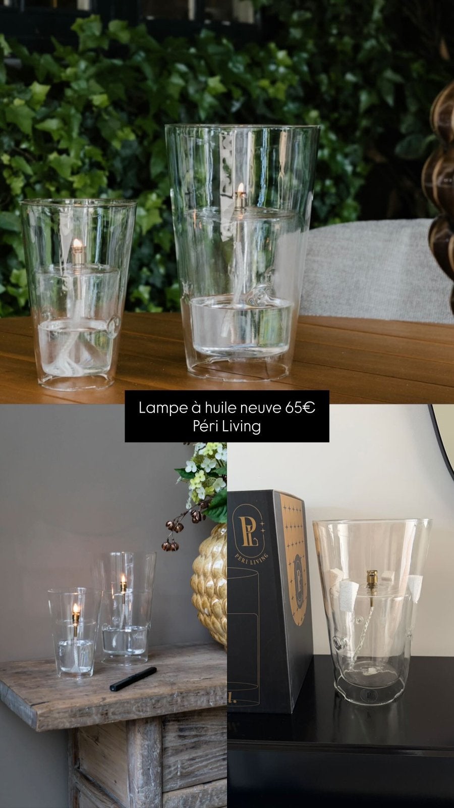 Lampe à huile, Enlèvement, Neuf