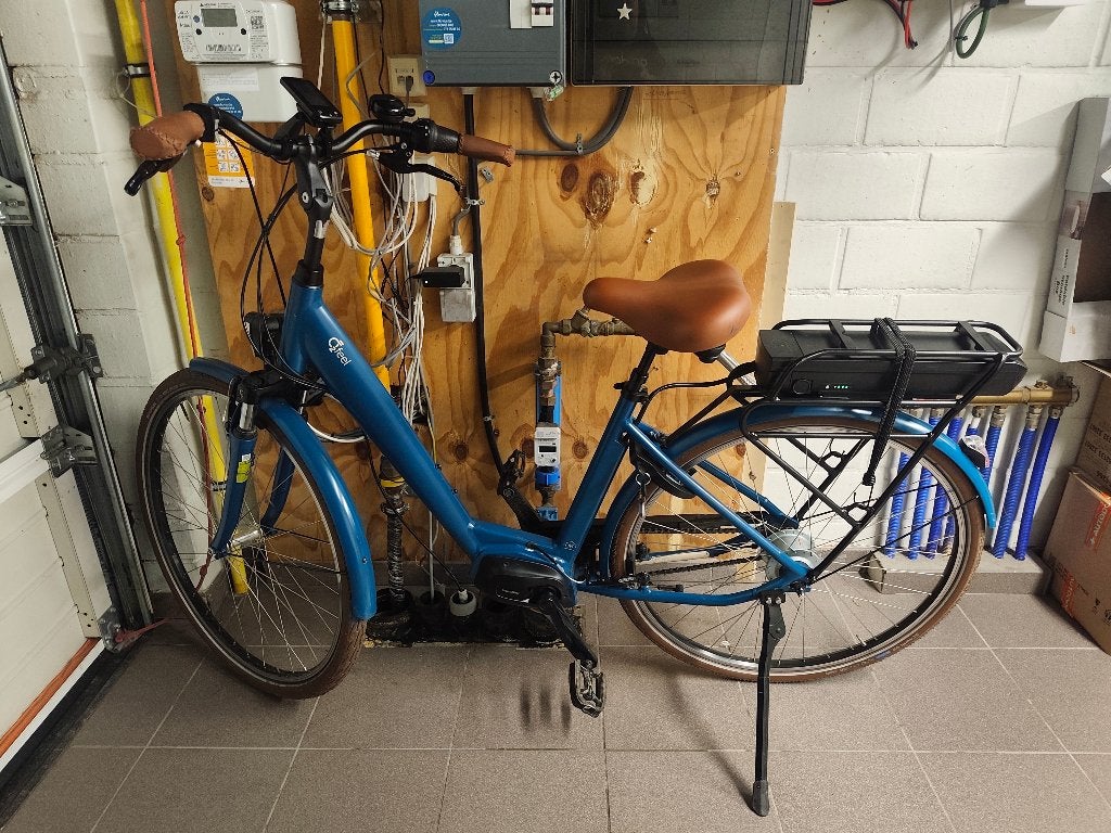 ​Q2FEEL Dames E-Bike – Krachtige Shimano Steps Middenmotor, Zo goed als nieuw, 47 tot 51 cm, 50 km per accu of meer, Ophalen