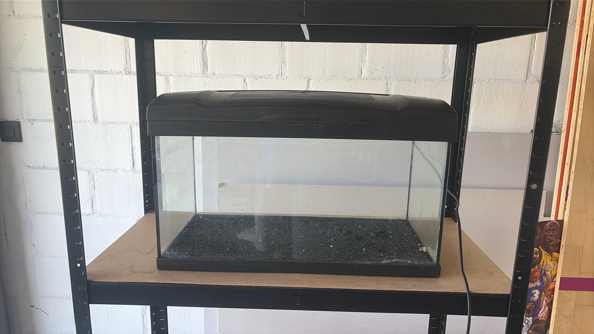 Aquarium 60 liter, Dieren en Toebehoren, Ophalen, Gebruikt, Overige merken, Inclusief deksel