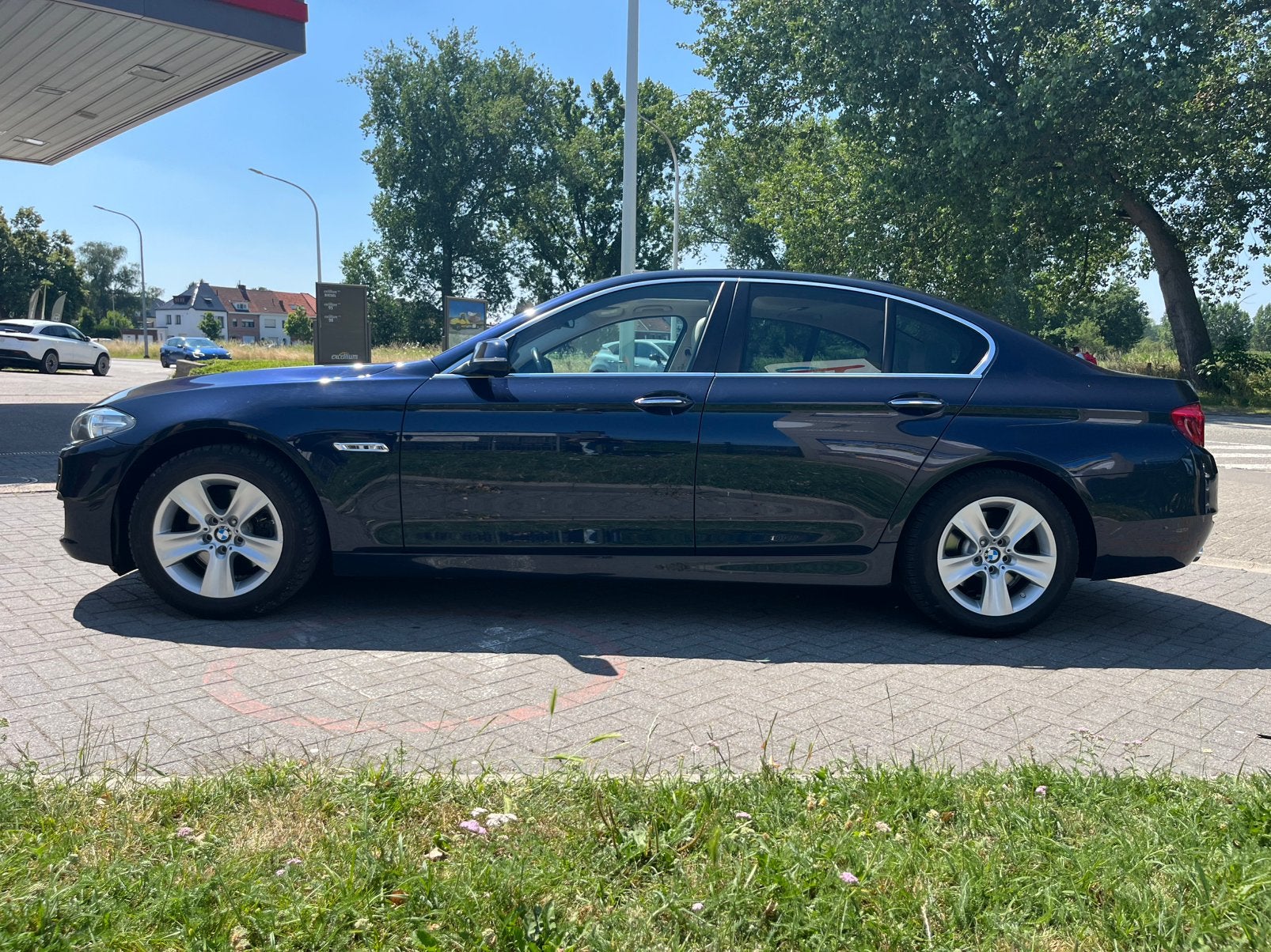 BMW 520D 2015/129000 km/Automaat, Automaat, 1995 cc, Blauw, Bedrijf