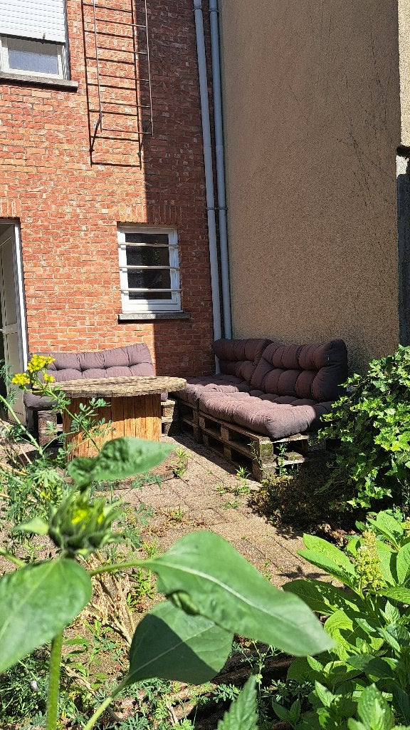 Loungeset paletten, Tuin en Terras, Ophalen, Gebruikt, 6 zitplaatsen, Steigerhout